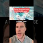 Federal judge rules AI CSAM legal #fyp #breakingnews #news #ai #crimenews #judge #firstamendment